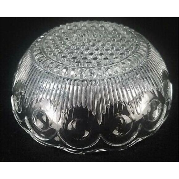 Vintage, Antique US Glass Co., Manhatten,1900s, Small Round Berry Bowls (2) - Picture 4 of 5